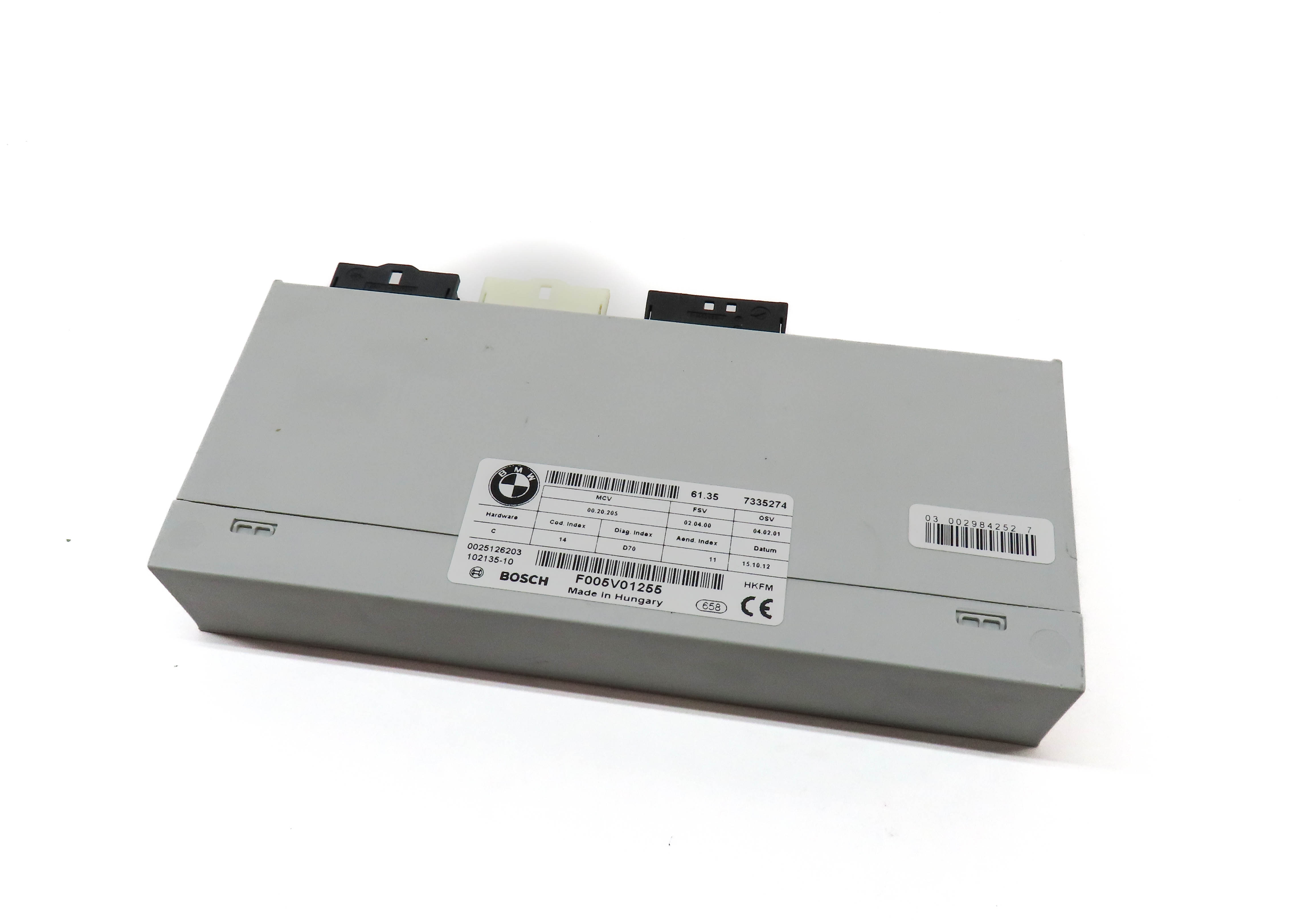 08-14 BMW X6 X6M (E71) REAR TRUNK LIFT HATCH GATE DOOR LIFTGATE CONTROL MODULE — exact item pictured